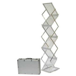 Brochure holder (Aluminium and Perspex)